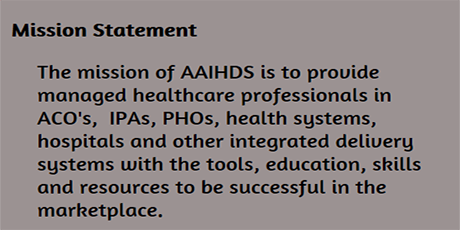 AAIHDS Mission Statement